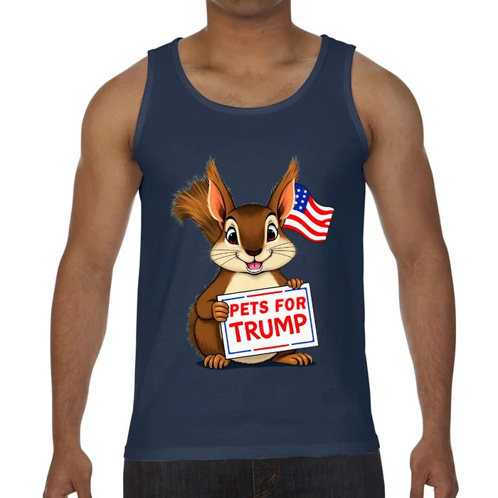 Cute Squirrel Pets For Trump Comfort Colors® Tank Top