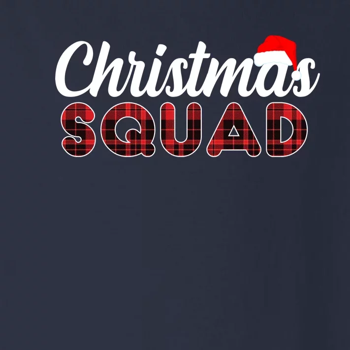 Christmas Squad Plaid Santa Toddler Long Sleeve Shirt