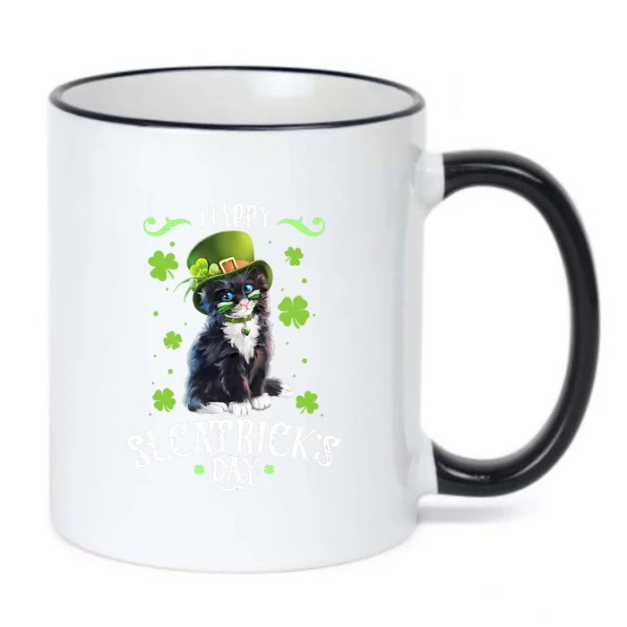 Cats St Pat's Paddy Patrick Day's Happy St Cat Tricks Day Black Color Changing Mug