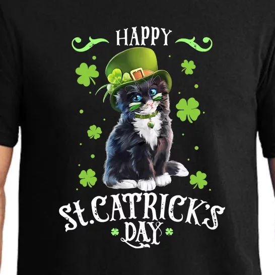 Cats St Pat's Paddy Patrick Day's Happy St Cat Tricks Day Pajama Set