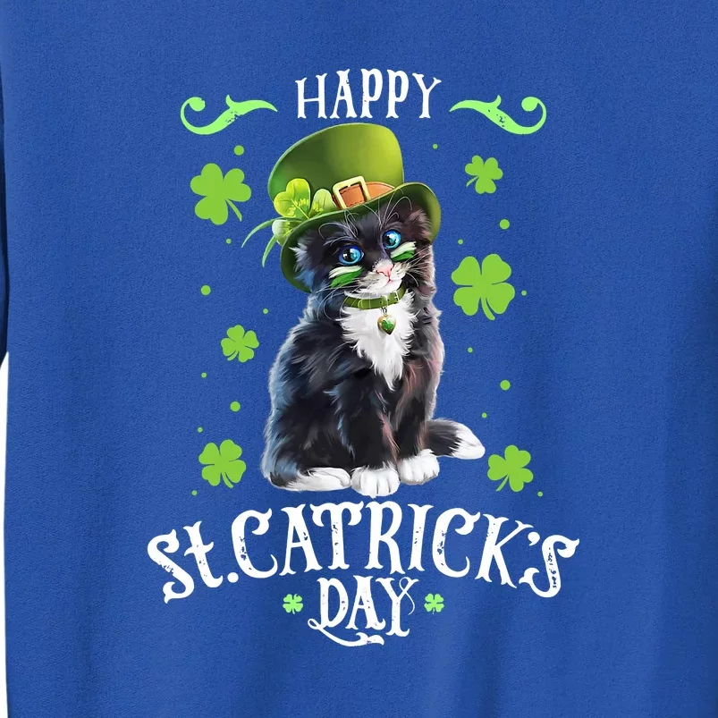 Cats St Pat's Paddy Patrick Day's Happy St Cat Tricks Day Sweatshirt