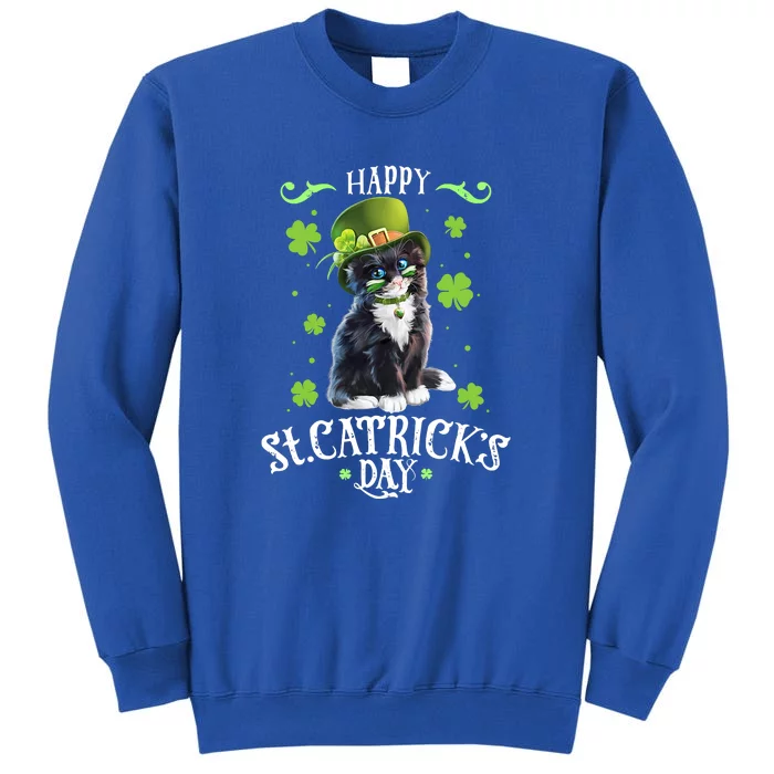 Cats St Pat's Paddy Patrick Day's Happy St Cat Tricks Day Sweatshirt