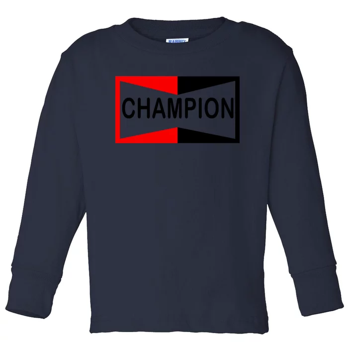 Champion Spark Plug Toddler Long Sleeve Shirt