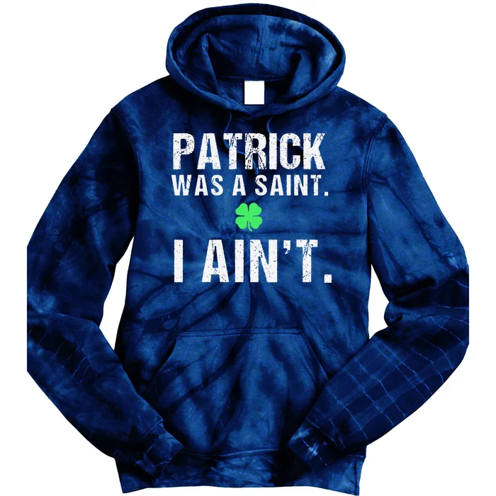 Cool Saint Patrick's Day Funny St. Paddys Day Tie Dye Hoodie