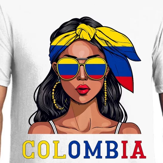 Colombianas Souvenirs Products Woman Flag Roots Colombia Pajama Set