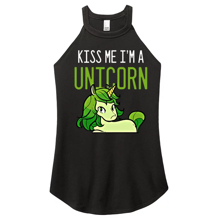 Cute St PatrickS Day Irish American Me I Am A Unicorn Gift Women’s Perfect Tri Rocker Tank