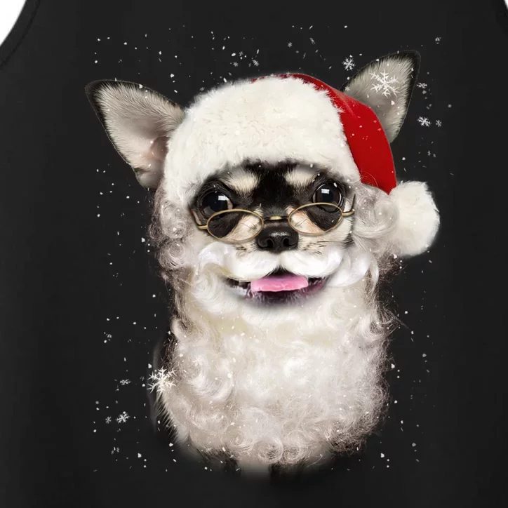 Chihuahua Santa Paws Gift Performance Tank