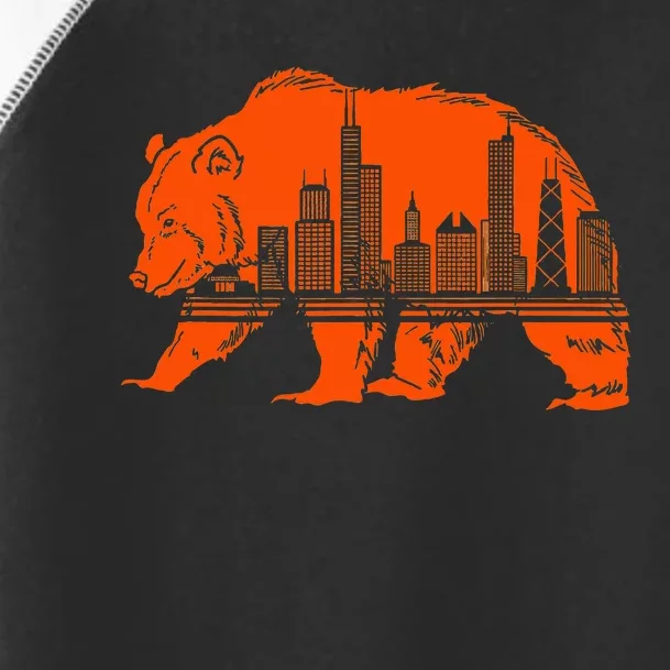 Chicago Skyline Pride Celebrate Illinois Downtown Toddler Fine Jersey T-Shirt