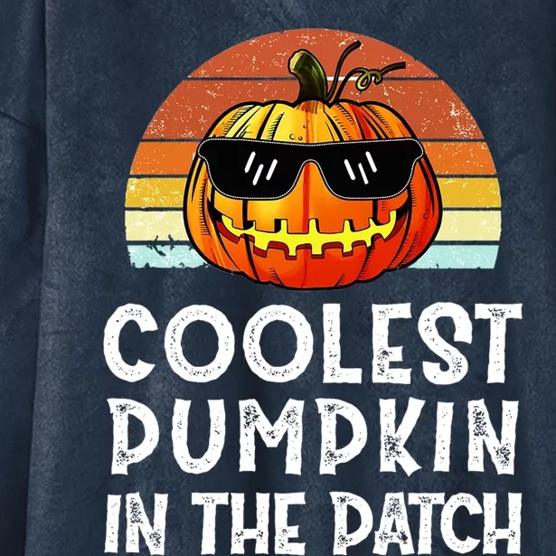 Coolest Scary Pumpkin Happy Halloween Vibe Costume Cool Gift Hooded Wearable Blanket