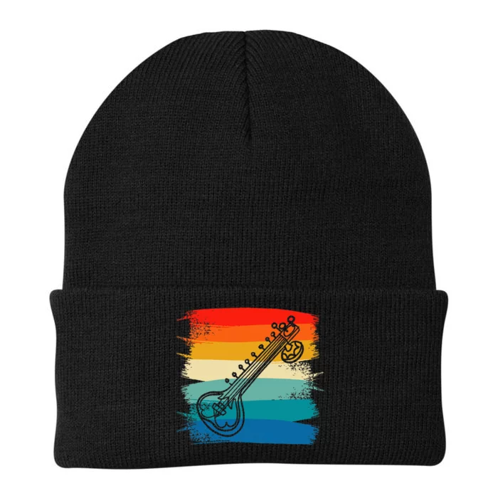 Classic Sitar Player Instrument Knit Cap Winter Beanie