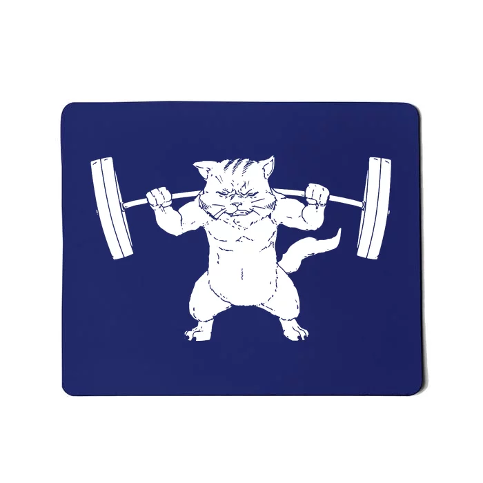 Cat Squat Powerlifting Cool Mousepad