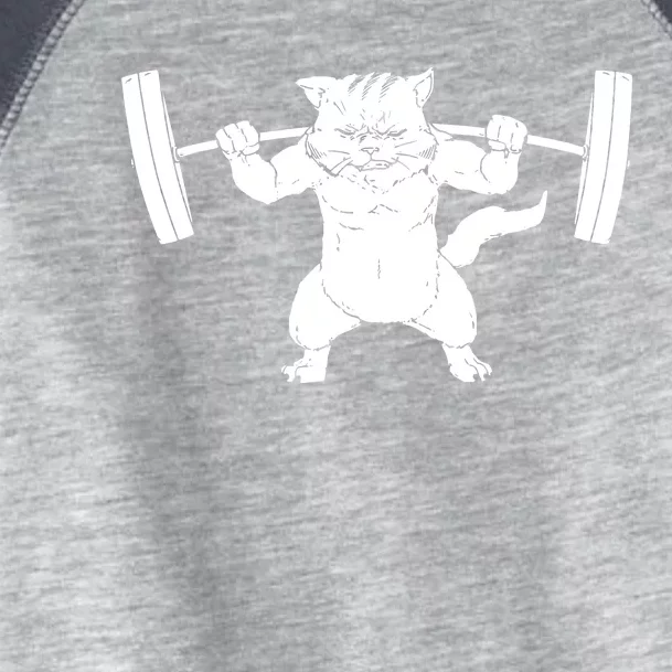 Cat Squat Powerlifting Cool Toddler Fine Jersey T-Shirt