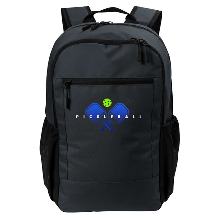 Cool Stylized Pickleball With Paddles And Ball Pickleball Daily Commute Backpack