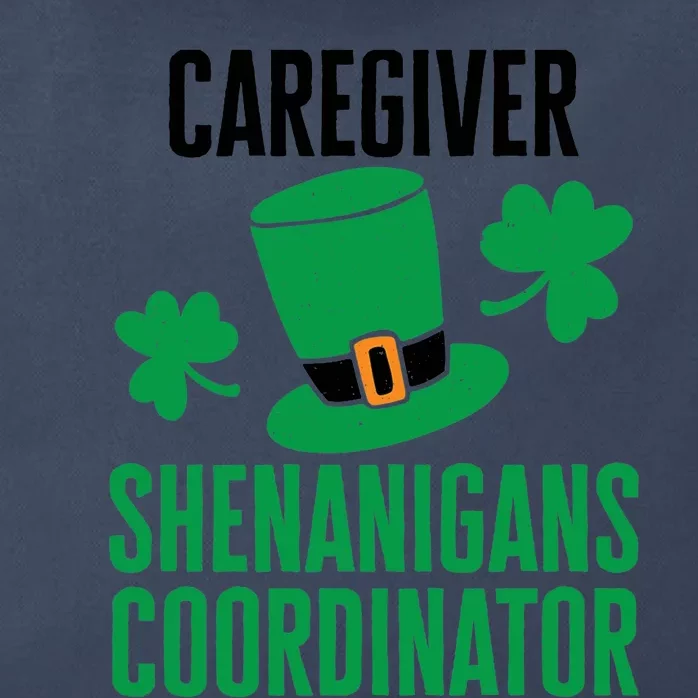 Caregiver St. Patricks Day Shenanigans Coordinator Premium Zip Tote Bag