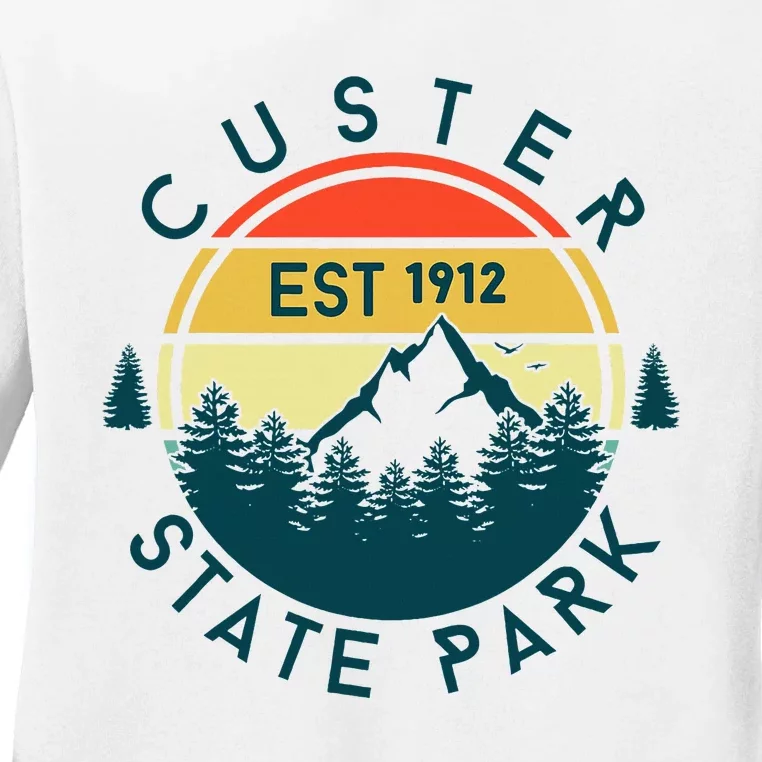 Custer State Park Ladies Long Sleeve Shirt