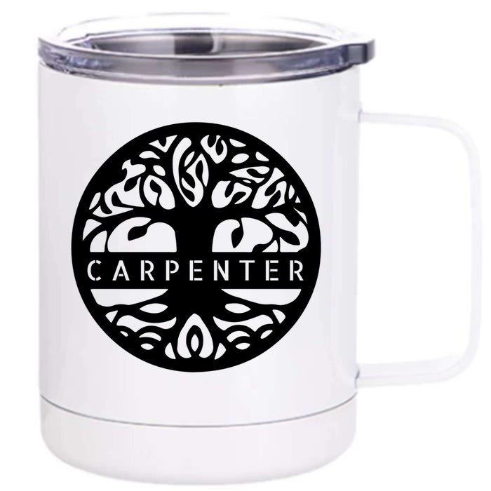 Carpenter St Patrick's Day Matching Family Irish Last Name Cute Gift Front & Back 12oz Stainless Steel Tumbler Cup