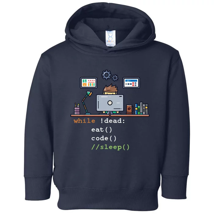 Computer Science Python Programmer Eat Code Sleep Toddler Hoodie