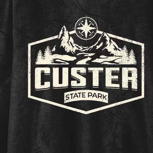 Custer State Park Hooded Wearable Blanket