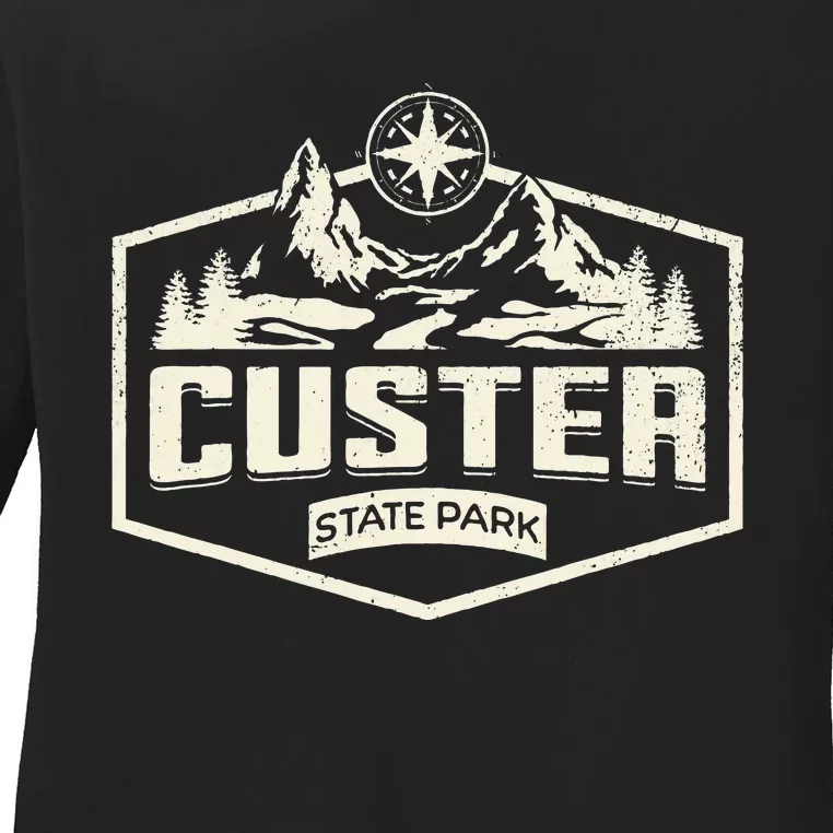 Custer State Park Ladies Long Sleeve Shirt