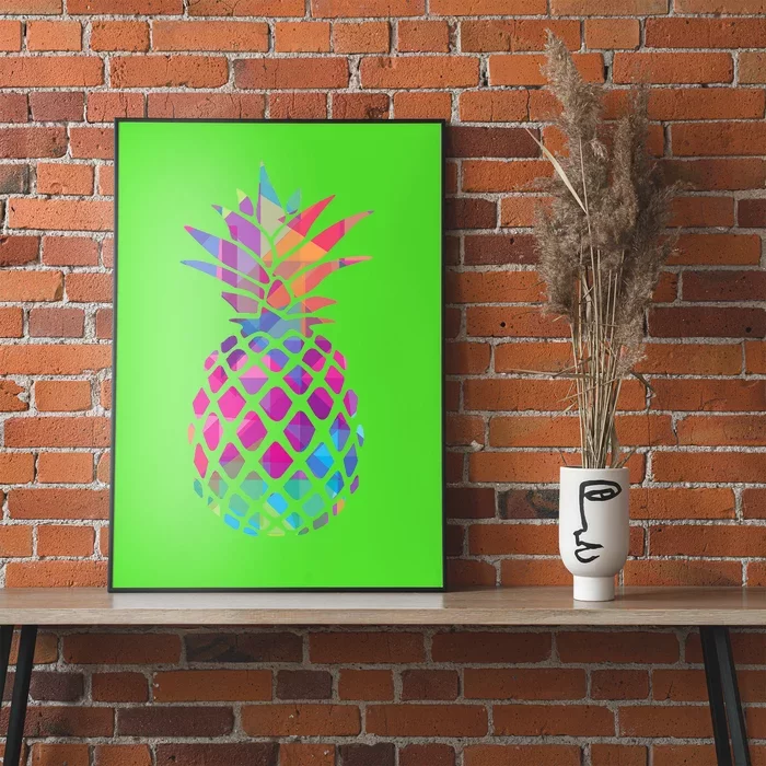 Colorful Simple Pineapple Poster