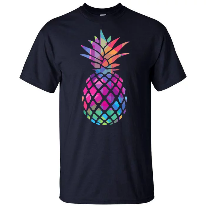 Colorful Simple Pineapple Tall T-Shirt