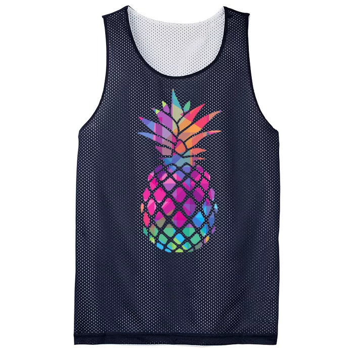 Colorful Simple Pineapple Mesh Reversible Basketball Jersey Tank