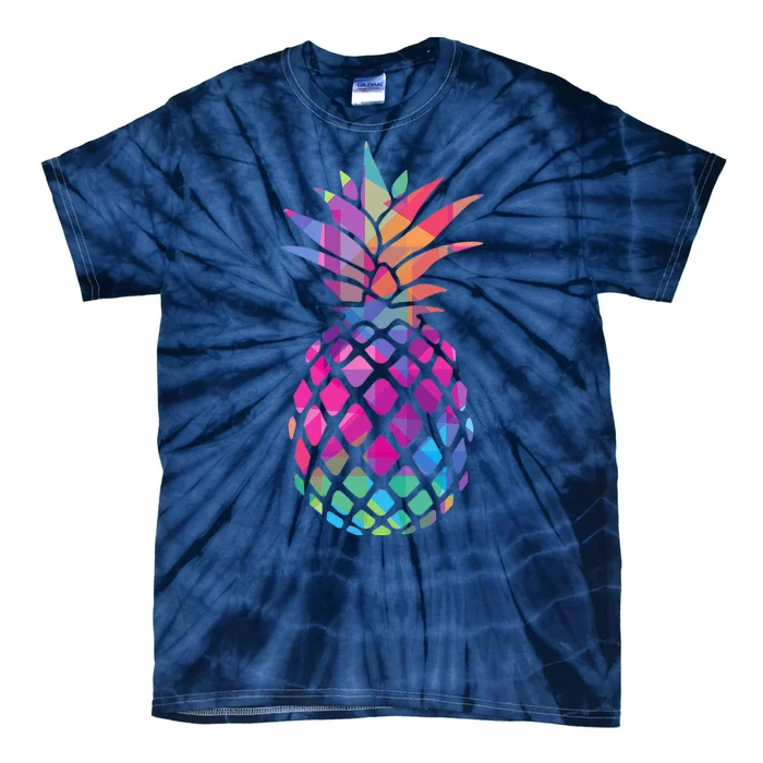 Colorful Simple Pineapple Tie-Dye T-Shirt