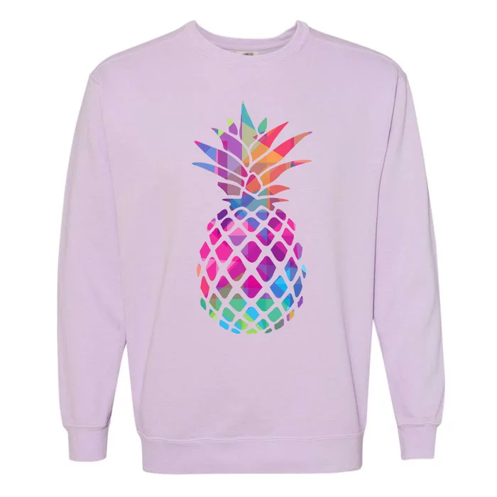 Colorful Simple Pineapple Garment-Dyed Sweatshirt