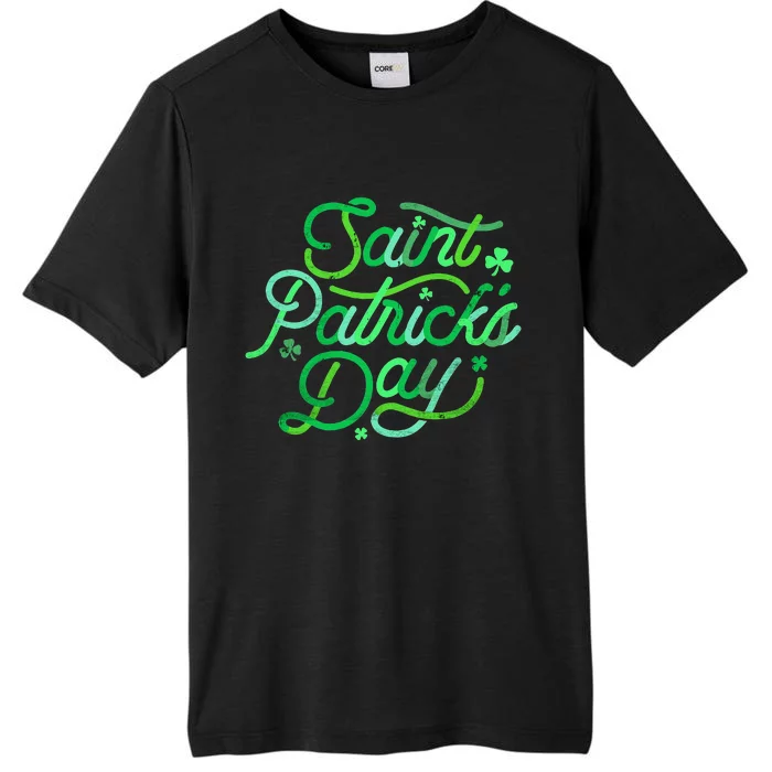 Cute Saint Patrick's Day Shamrock Irish Culture ChromaSoft Performance T-Shirt