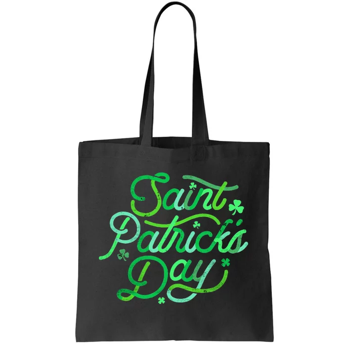 Cute Saint Patrick's Day Shamrock Irish Culture Tote Bag