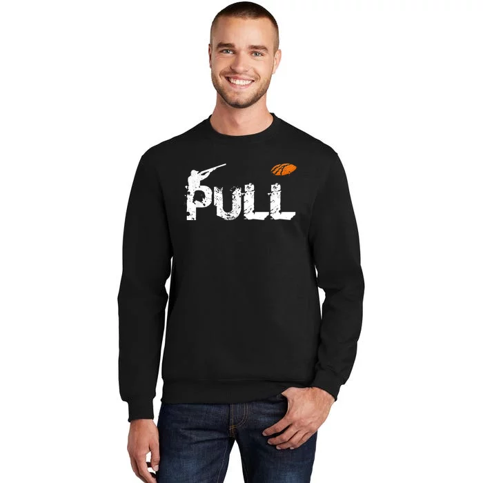 Clay Skeet Pigeon Shooting Pull Clay Bird Hunter Sports Tall Sweatshirt