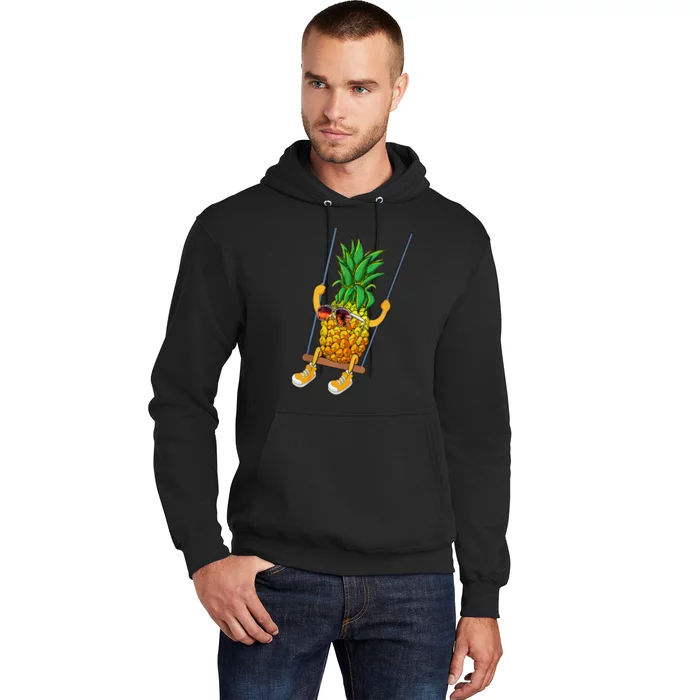 Cute Swinging Pineapple Swinger Hoodie