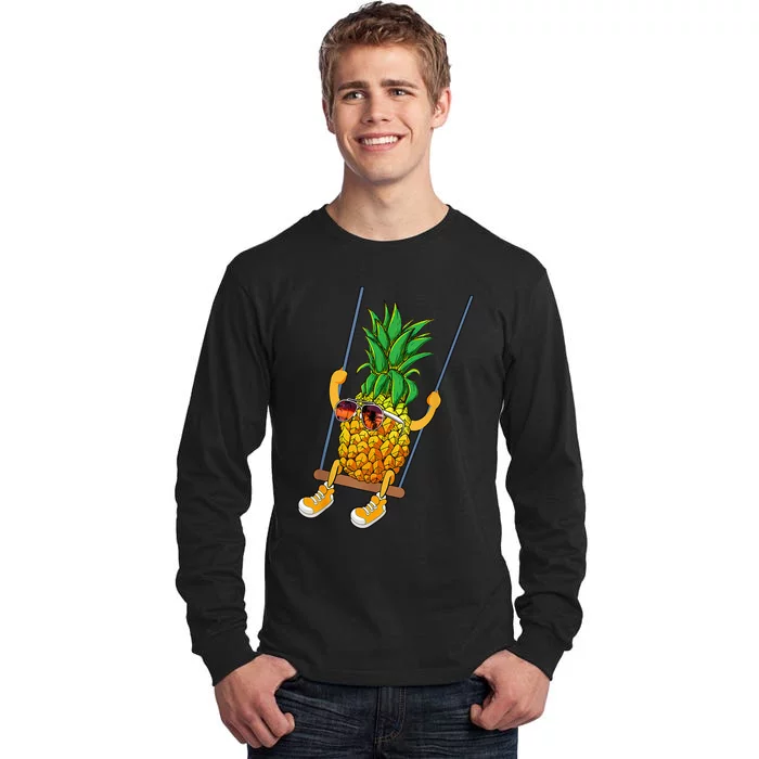 Cute Swinging Pineapple Swinger Tall Long Sleeve T-Shirt