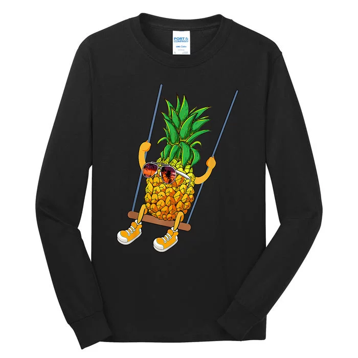 Cute Swinging Pineapple Swinger Tall Long Sleeve T-Shirt