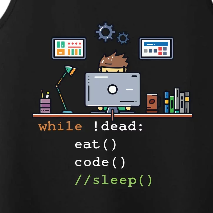 Computer Science Python Programmer Eat Code Sleep Performance Tank