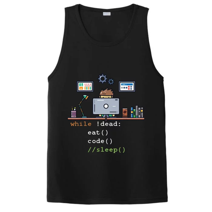 Computer Science Python Programmer Eat Code Sleep Performance Tank