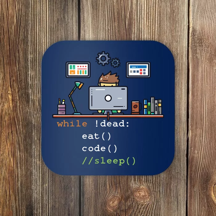 Computer Science Python Programmer Eat Code Sleep Coaster