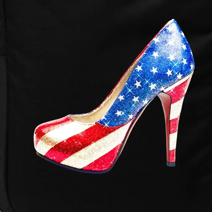 Cute Sparkly Patriotic American Usa Flag Heels Shoes Impact Tech Backpack