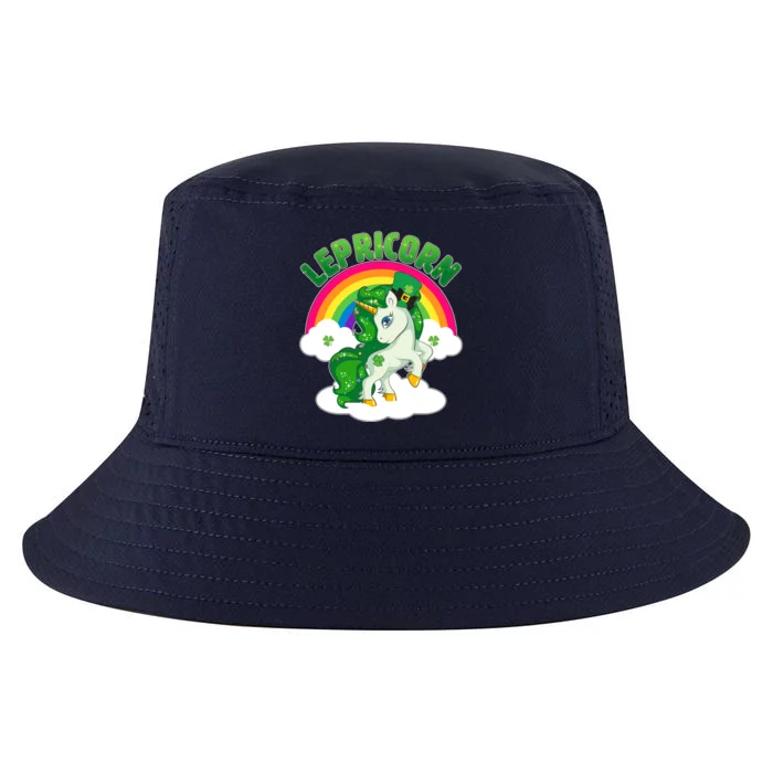 Cute St Patricks Day Rainbow Lepricorn Unicorn Leprechaun Cool Comfort Performance Bucket Hat