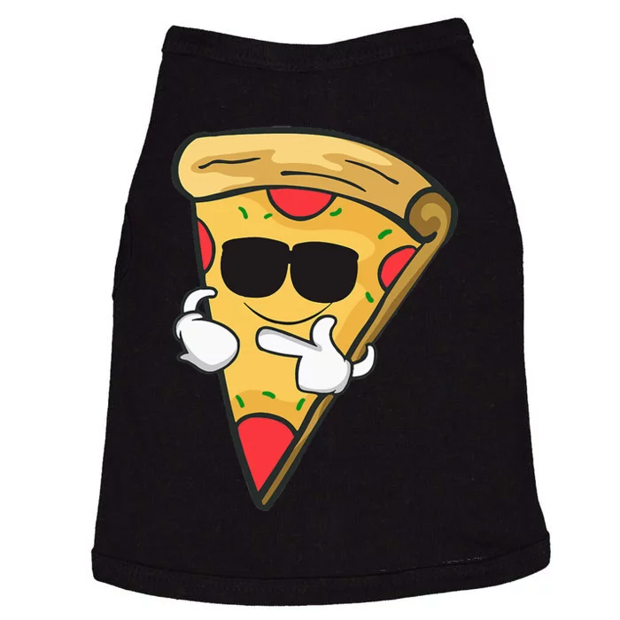 Cool Sunglasses Pizza Gift Doggie Tank