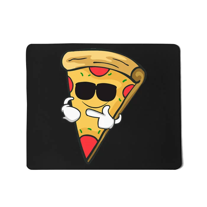 Cool Sunglasses Pizza Gift Mousepad