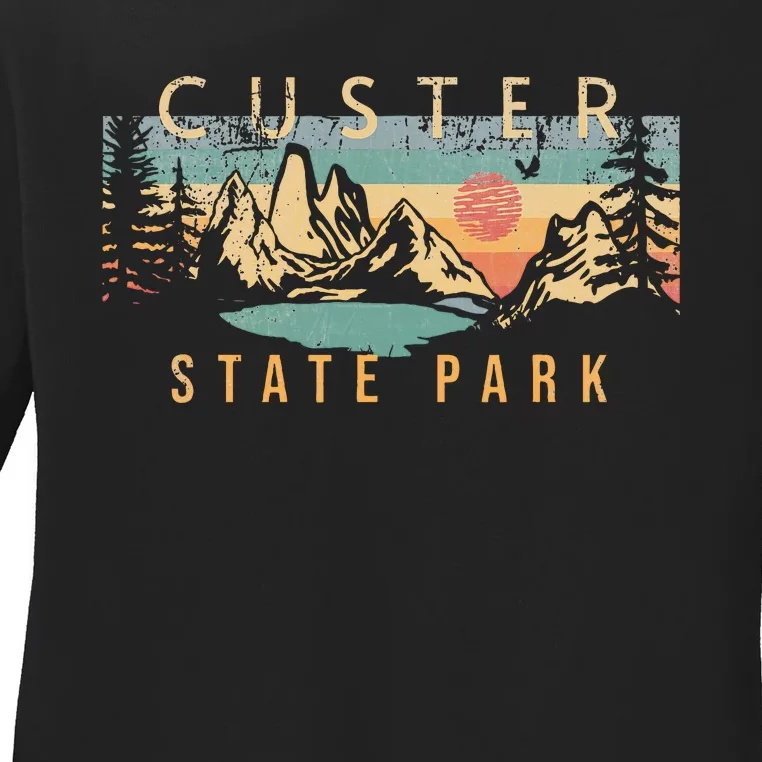 Custer State Park Ladies Long Sleeve Shirt