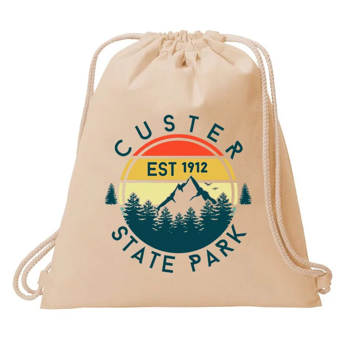 Custer State Park Drawstring Bag