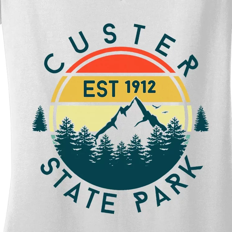 Custer State Park Women's V-Neck T-Shirt