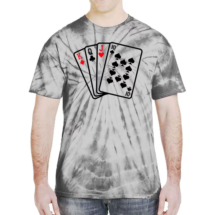 Cool Style Playing Cards Tie-Dye T-Shirt