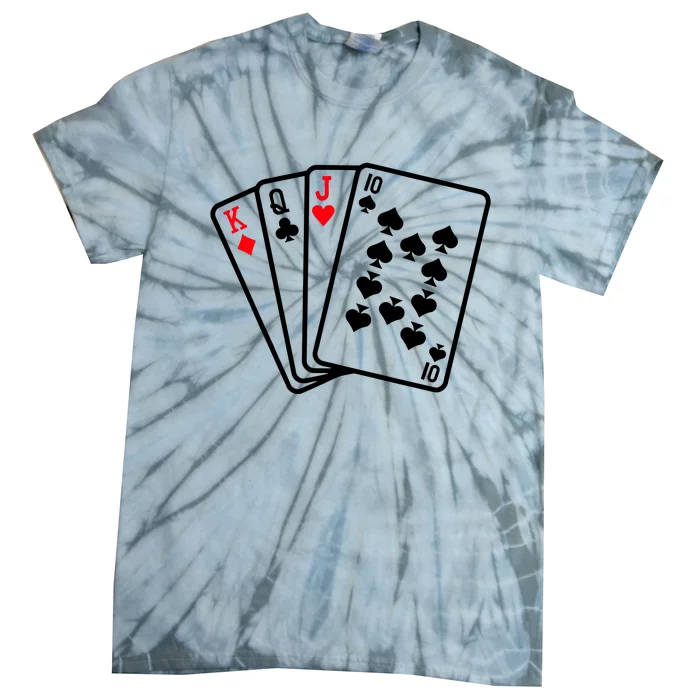 Cool Style Playing Cards Tie-Dye T-Shirt