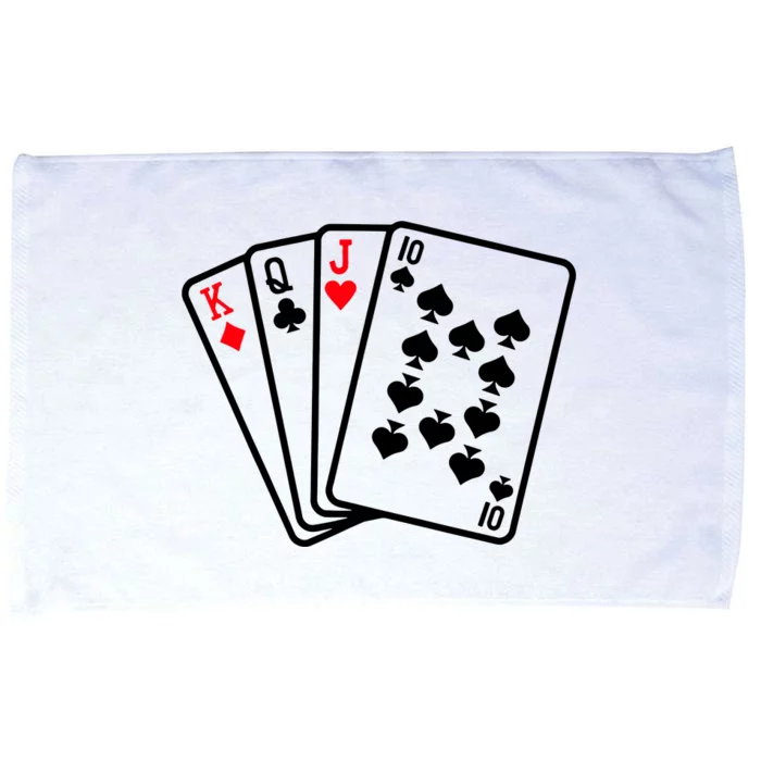 Cool Style Playing Cards Microfiber Hand Towel