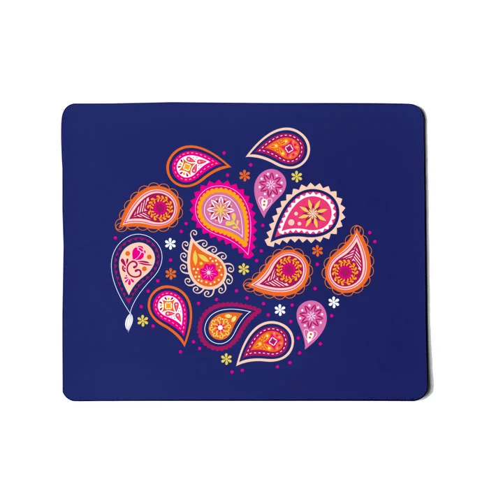 Colorful Summer Paisleys Mousepad