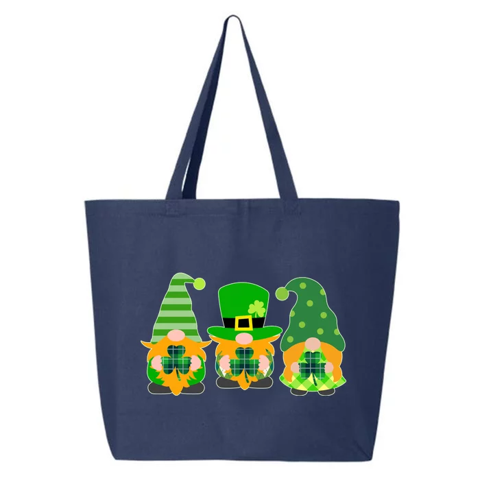 Cute St Patrick's Day Shamrock Gnomes Multi Patterns 25L Jumbo Tote