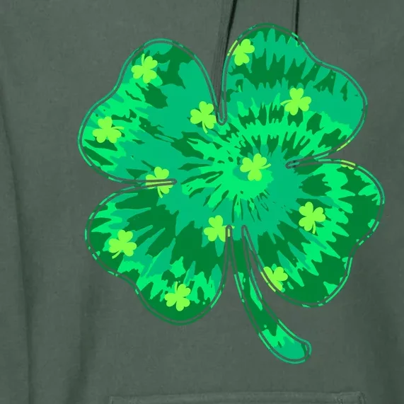 Cute St Patricks Day Tie Dye Shamrock Clover Premium Hoodie